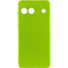 Чохол для телефона Lakshmi Case Silicone Cover Full Camera Neon Green для Google Pixel 6a: Сумісність Google Pixel 6a