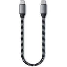 Кабель Satechi Cable USB-C to USB-C 100W 25cm Space Grey (ST-TCC10M): Тип USB-C - USB-C