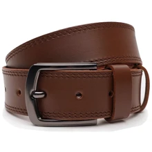 Чоловічий ремінь Borsa Leather коричневий (V1125FX58-brown): Стать Мужской