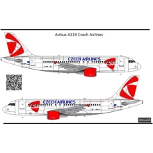 Декаль BSmodelle для самолета Эйрбас А319 Сzech Airlines (BSM144547): Производитель BSmodelle