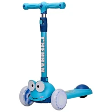 Самокат детский 3-х колёсный Bambi колёса светятся (SC21001(Blue)): Количество колес 3