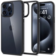 Чехол для iPhone Spigen Ultra Hybrid Matte Black (ACS06657) for iPhone 15 Plus: Цвет черный
