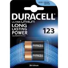 Батарейки Duracell литиевая специальная фотобатарея Ultra 123, 2 шт.: undefined undefined