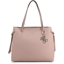 Женская сумка тоут Guess Digital Shopper бежево-розовая (HWVG6853240-BLS): Пол Женский