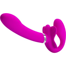 Безремневой страпон с вибрацией Pretty Love Valerie Purple: Для кого Для женщин