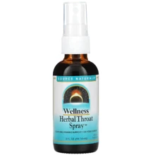 Source Naturals Wellness Herbal Throat Spray Травяной спрей для горла 59 мл: Форма выпуска Спреи
