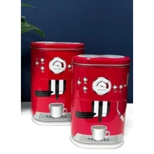 Набор банок Olens Красная кофеварка 18х11.5х7 см + 20х13.2х8.5 см (03276-6): Тип набор