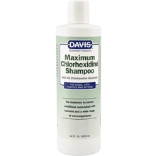Шампунь Davis Maximum Chlorhexidine Shampoo с 4% хлоргексидином для собак и котов заболеваниями кожи и шерсти 355 мл (52283): Тип средства Шампуни
