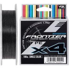 Шнур YGK Frontier X4 Assorted Single Color 100m # 3.0 / 0.275mm 30lb / 13.5kg (5545.03.24): Тип Шнур