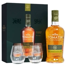 Виски Tomatin 12 Years Old +2 бокала (AS124531): Объем, л 0.7