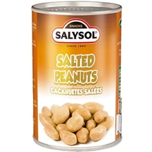Арахис соленый Salysol 150 г (8423371000202): Вес нетто 150 г