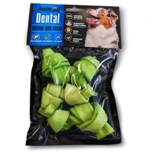 Лакомства AnimAll Dental кость мюнхенская узловая для собак со спирулиной 8-9 см 3 шт. (169782): undefined undefined