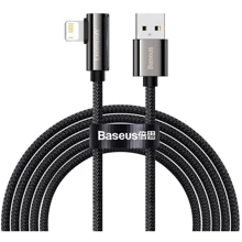 Кабель Baseus USB Cable to Lightning Legend Elbow 2.4A 2m Black (CALCS-A01): Тип USB Cable - Lightning