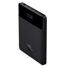 Baseus Power Bank 20000mAh Blade Digital Display 100W Black (PPBLD100-S) (Зовнішні акумулятори)(78753595)Stylus approved: Виробник Baseus