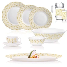 Столовий сервіз Luminarc Golden Shell 46 предметів (Q5452): Кількість персон 6