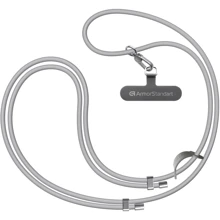 Ремешок для смартфона ArmorStandart Silicone Rope Titanium Grey with Grey holder (ARM76276): Цвет серый