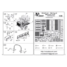 Фототравление Vmodels для американского грузовика Первой мировой войны FWD Type B (ICM) Vmodels35047: Производитель Vmodels