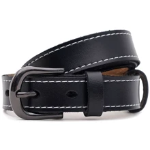 Женский ремень Borsa Leather черный (CV1ZK-007bl-black): Пол Женский