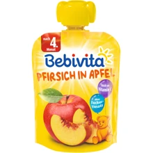 Пюре Bebivita персик-яблоко, 90 мл (4018852018384): Вид Фруктовое