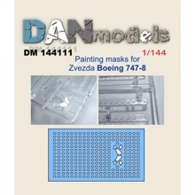 Маска DAN models для модели самолета "Боинг 747-8" (Звезда) DAN144111: Производитель DAN models
