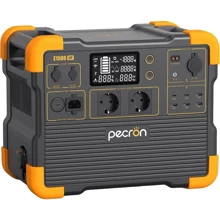 Зарядна станція Pecron E1500LFP - 1536Wh/AC 2200W/100W UA: Ємність акумулятора, Вт/год 1536