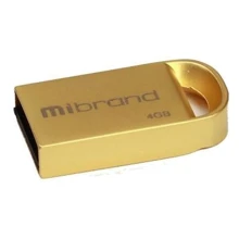 USB-флешка Mibrand 4GB lynx Gold USB 2.0 (MI2.0 / LY4M2G): Стандарт USB USB 2.0