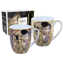Набор 2 кружки Carmani Г.Климт Поцелуй 450 ml (532-7404): Производитель Carmani