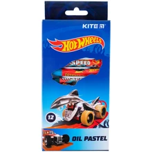 Пастель олійна Kite Hot Wheels 12 кольорів (HW21-071): Тип Цветные