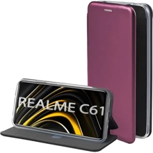 Чехол для телефонов BeCover Book Exclusive Red Wine for Realme C61 (712556): Совместимость Realme C61