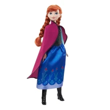 Кукла-принцесса Disney Princess Анна из м/ф Холодное сердце в накидке (HLW49): Возраст от 3 лет