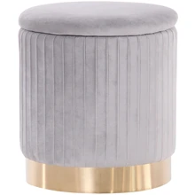 Пуф AMF Monte Grey / Golden Chrom (547483): Виробник AMF