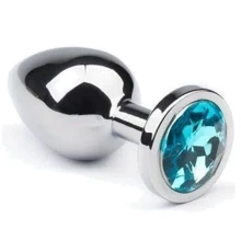 Анальная пробка, Silver Topaz, L: Для кого Унисекс