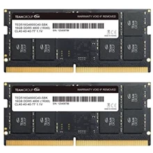 Team 32 GB (2x16GB) SO-DIMM DDR5 4800 MHz (TED516G4800C40-SBK): Тип DDR5