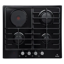 Варильна поверхня газова Perfelli HKM 639 BL: Розміри для вбудовування (ШxГ) 56x49 см