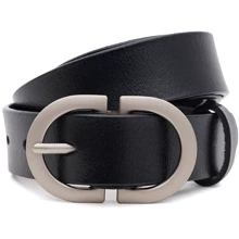 Ремінь жіночий Borsa Leather чорний (CV1ZK-105bl-black): Стать Женский