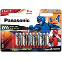 Panasonic AAA LR03 Pro Power 10шт Power Rangers (LR03XEG/10B4FPR): undefined undefined