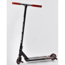 Самокат трюковый Best Scooter "CRASH" HIC-система, ПЕГИ, алюминиевый диск и дека Black/Red (102311): Количество колес 2