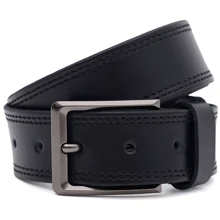 Чоловічий ремінь Borsa Leather чорний (125vfx80-black): Стать Мужской