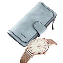 Клатч Baellerry Forever голубой + часы в подарок: Производитель Baellerry
