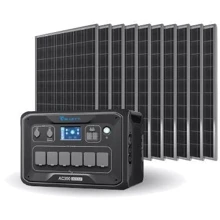 Комплект Bluetti AC300 3000W + 10х Фотомодулів Victron Energy 175W-12V: Ємність акумулятора, Вт/год 300