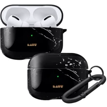 Чехол для наушников LAUT Huex Marble with Belt Black (L_APP_HXE_MB) for Apple AirPods Pro: Тип Чехол