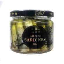 Рыбные консервы Amberfish Baltic sardines Сардины в масле 250 г: Вес нетто 250 г