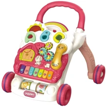 Детская каталка-ходунки Первые шаги развивающие 698-60/61 (Pink): Вид Каталки