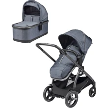 Коляска Peg-Perego Ypsi Combo Luxe Mirage Серо-синий (IPMS270000BA71): Тип коляски Универсальная коляска (2-в-1)