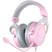Навушники Fifine RGB H3P Pink: Тип конструкції полноразмерные