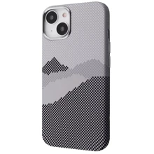 Чехол для iPhone WAVE Gleam Case with Magnetic Ring White Mountain for iPhone 13: Цвет серый