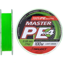 Шнур Select Master PE 100m (салат.) 0.08мм 11кг (1870.17.01): undefined undefined