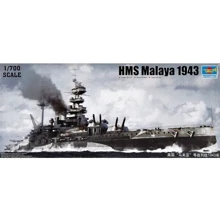 Корабель TRUMPETER HMS Malaya, 1943 TR05799: Виробник TRUMPETER