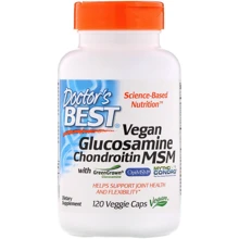 Doctor's Best, Vegan Glucosamine Chondroitin MSM, 120 Veggie Caps (DRB-00500): Тип Глюкозамін