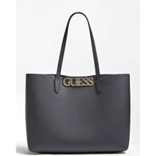 Женская сумка тоут Guess Uptown Chic черная (HWVG7301230-BLA): Пол Женский